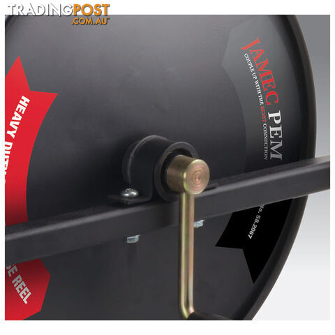 JAMEC PEM | HEAVY DUTY ; MULTI PURPOSE HOSE REEL | 70M OF PVC 10MM (3/8;) AIR HOSE OR 60M OF 12MM (1/2;) WATER HOSE - photo 3 of 5