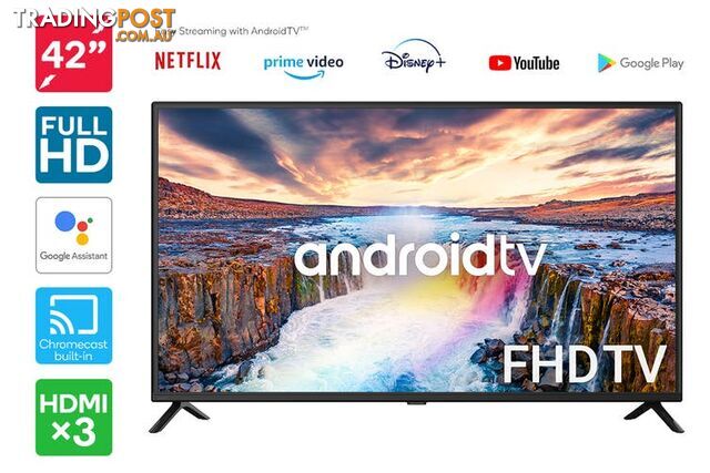 Used Kogan 42; Full HD LED Smart TV Android TV (Series 9, RF9220)