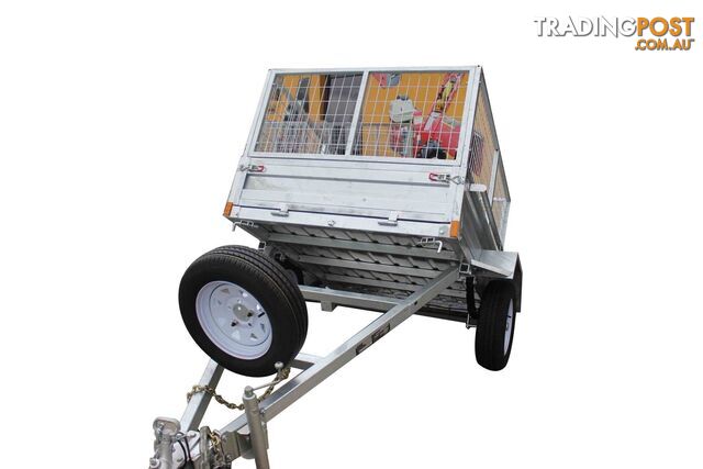 TRAILER 14 INCH SPARE WHEEL + BRACKET FOR  8X5 MODELS