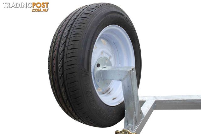 TRAILER 14 INCH SPARE WHEEL + BRACKET FOR  8X5 MODELS