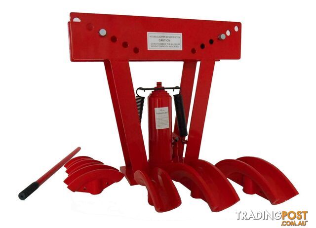 16 TON GPT HYDRAULIC PIPE BENDER W/ 8 PIPE ATTACHMENT | 180 BEND 75MM MAX BEND - photo 3 of 7
