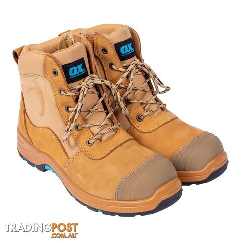 OX Nubuck Zipper Work Boots â Various Sizes 6 ; 14 ( Free Shipping )