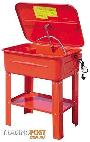 20GAL / 75L PARTS WASHER | CIRCULATES 190L/H | CHROME PLATED NOZZ SELF-LATCHING - photo 2 of 2