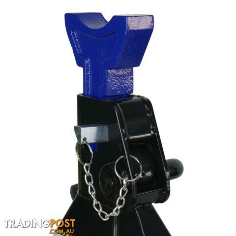 4000 KG RATCHET STYLE VECHICLE SUPPORT STANDS ; MIN HEIGHT: 395mm, MAX HEIGHT: 613.5mm - photo 2 of 4