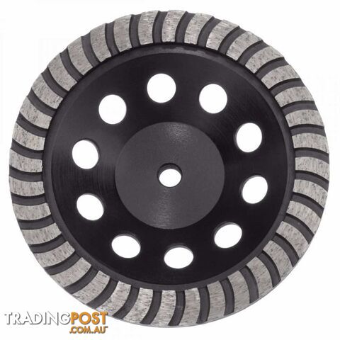 Austsaw ; 180mm (7in)   Diamond Cup Wheel Turbo Row ; M14 Thread Bore ; Turbo Row