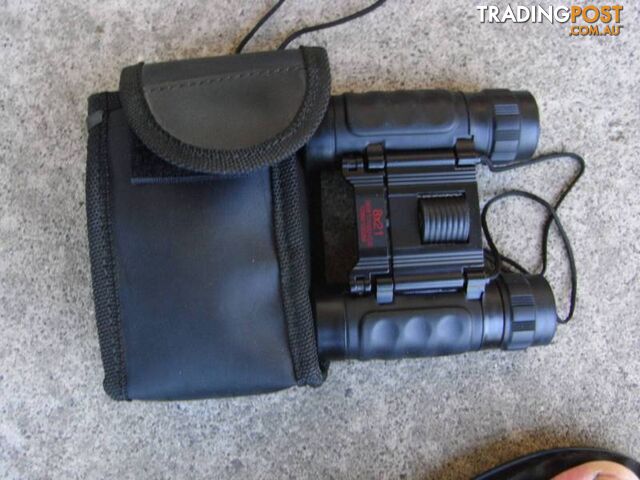 Metal 8X21 Pocket Binoculars & pouch with belt loop pickup or pos
