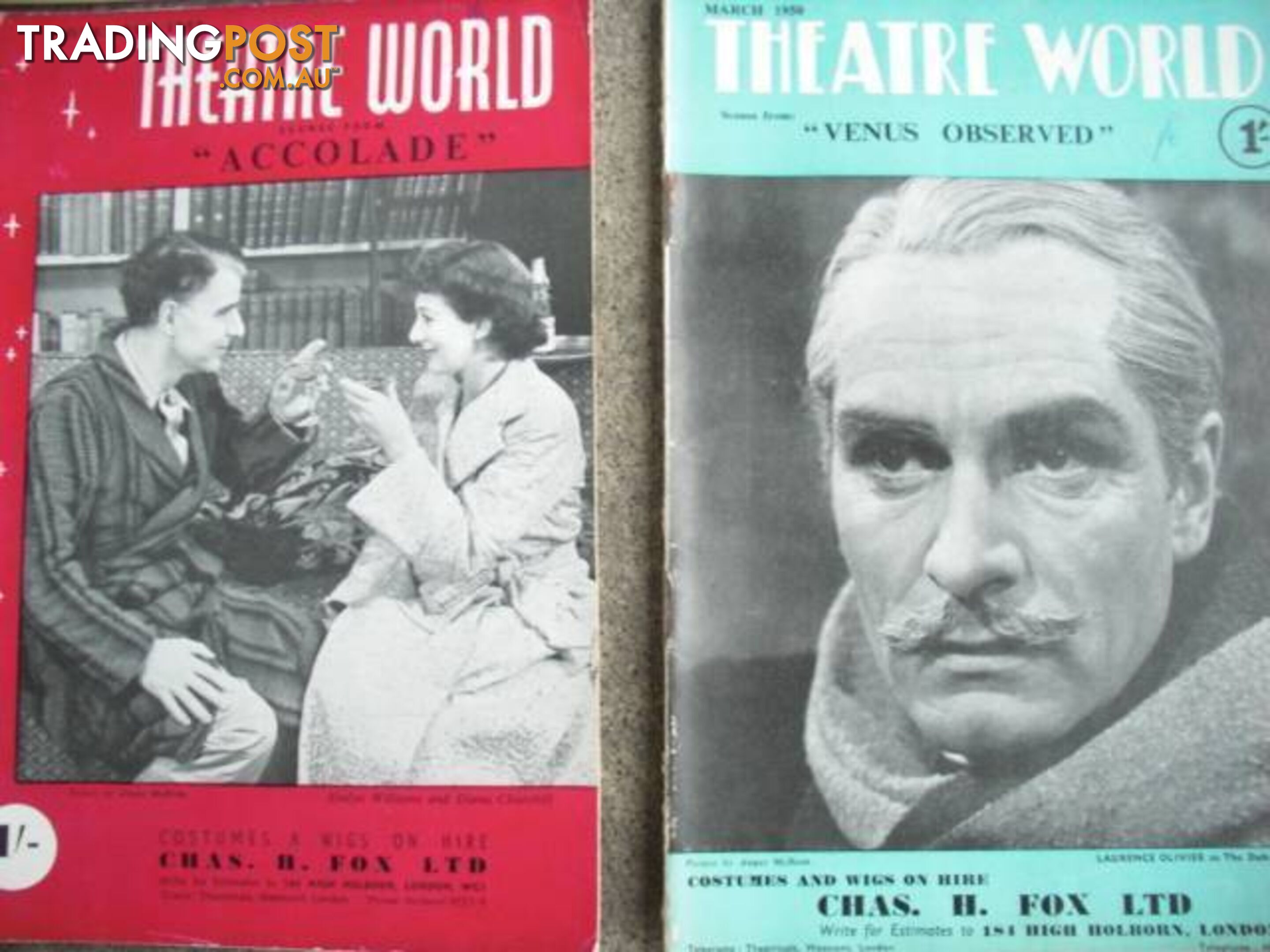 THEATRE WORLD******1950 1960 GOOD CONDITION 20 ISSUES