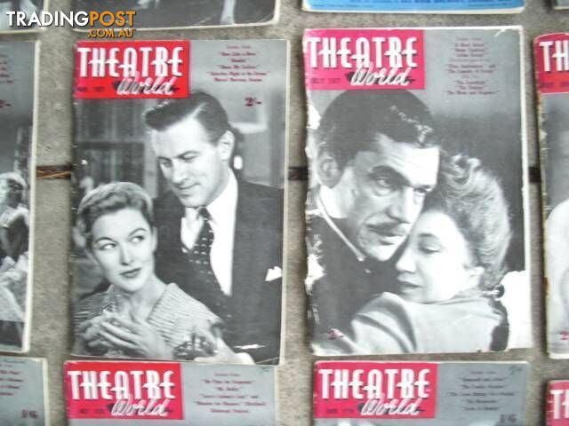 THEATRE WORLD******1950 1960 GOOD CONDITION 20 ISSUES