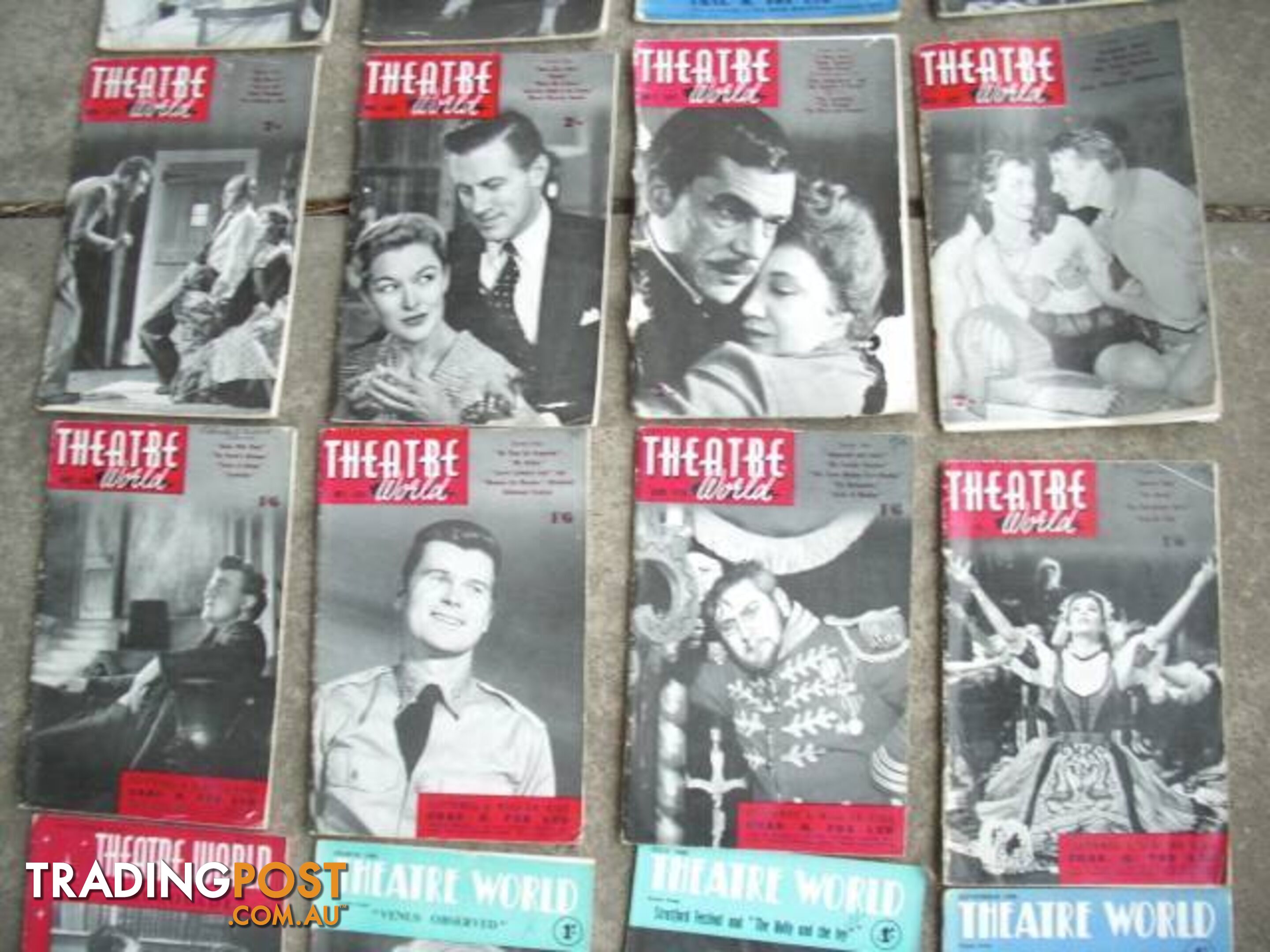 THEATRE WORLD******1950 1960 GOOD CONDITION 20 ISSUES