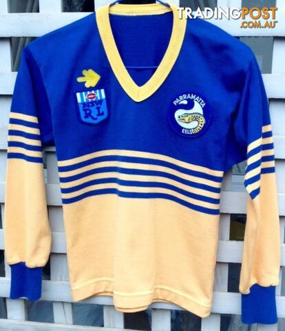 Parramatta Eels Vintage 80's Kids Football Jersey