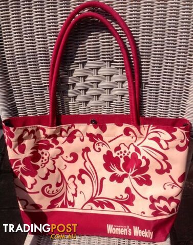 New Pretty Red & Champagne Shoulder Bag