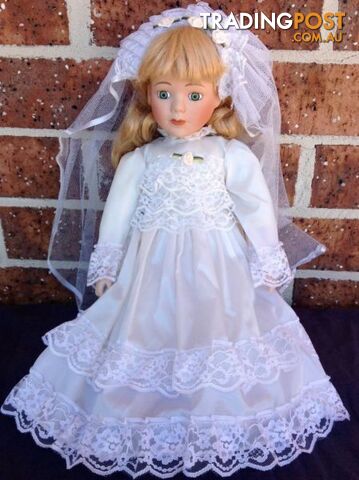 Beautiful Porcelain Bridal Doll