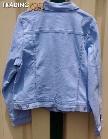 New Ladies Pale Blue Denim Jacket