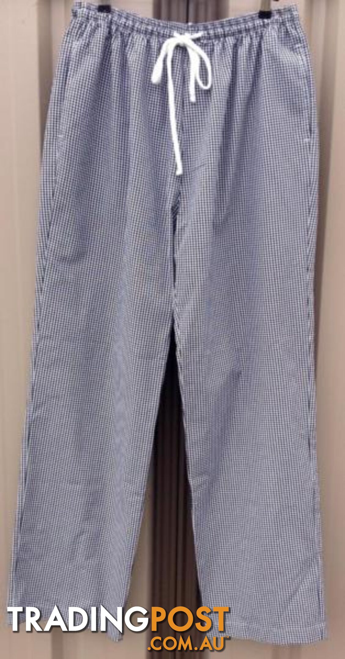 Ladies Cotton Check Chef Pants