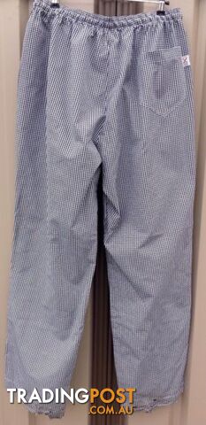 Ladies Cotton Check Chef Pants