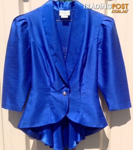 Electric Blue Elegant Suit