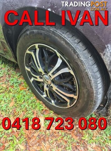 SET OF 2009 FORD FESTIVA RIMS