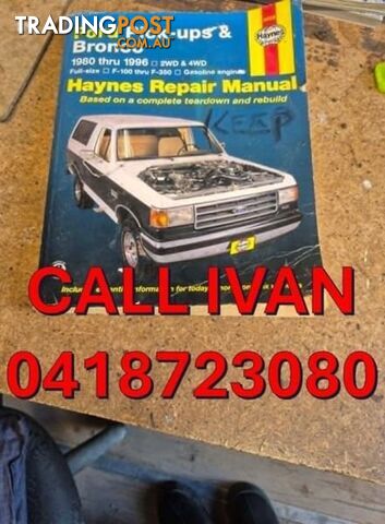 FORD PICK-UPS & BRONCO HAYNES REPAIR MANUAL 1980Â1996