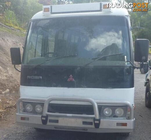 2004 Mitsubishi Rosa Bus White