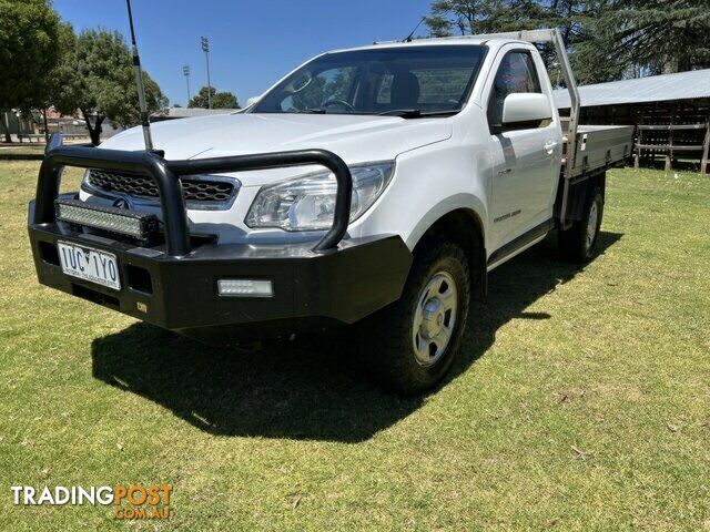 2014 HOLDEN COLORADO RG MY14 LX (4X4) CAB CHASSIS