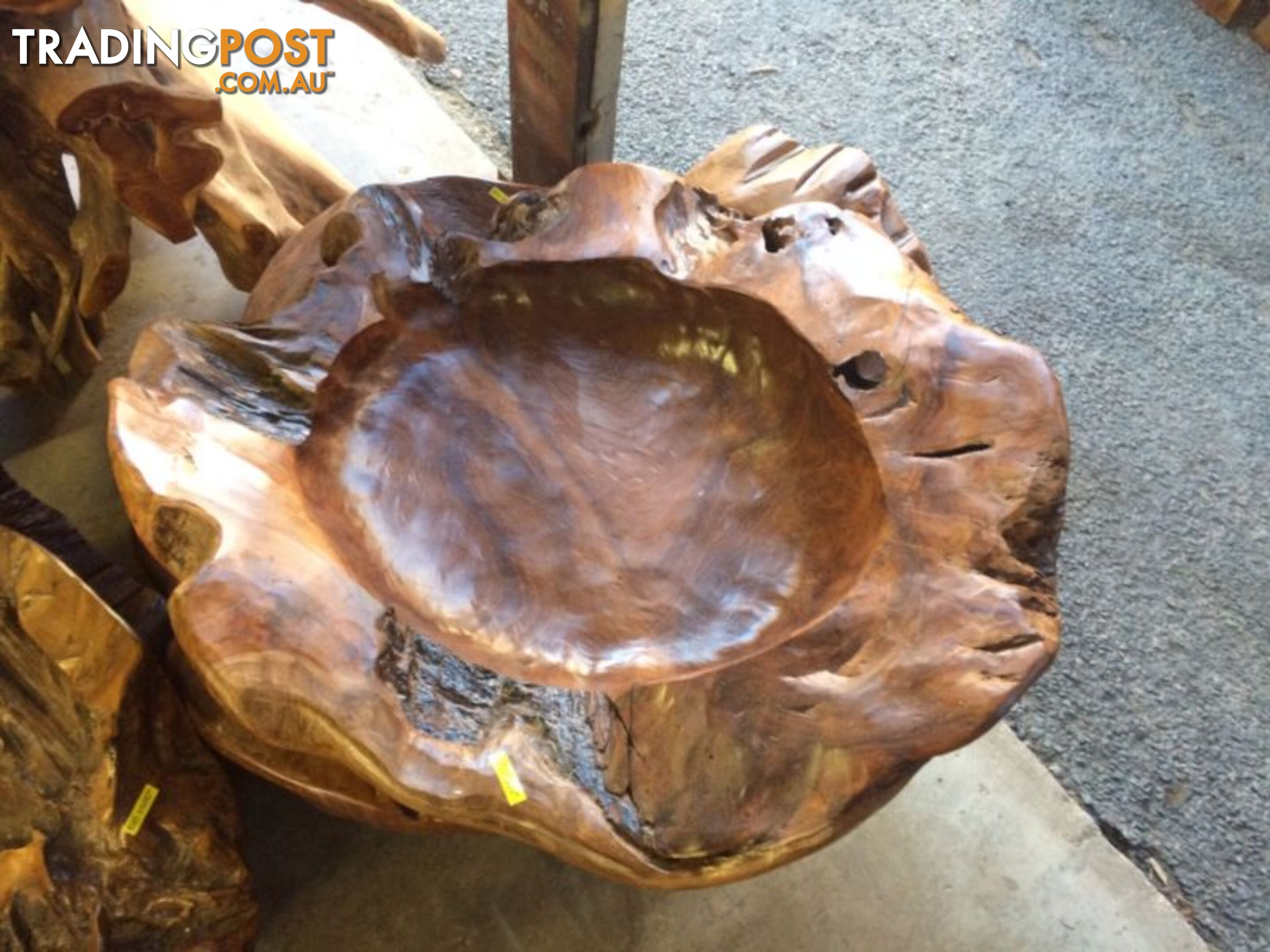 TEAK BOWL 80cm