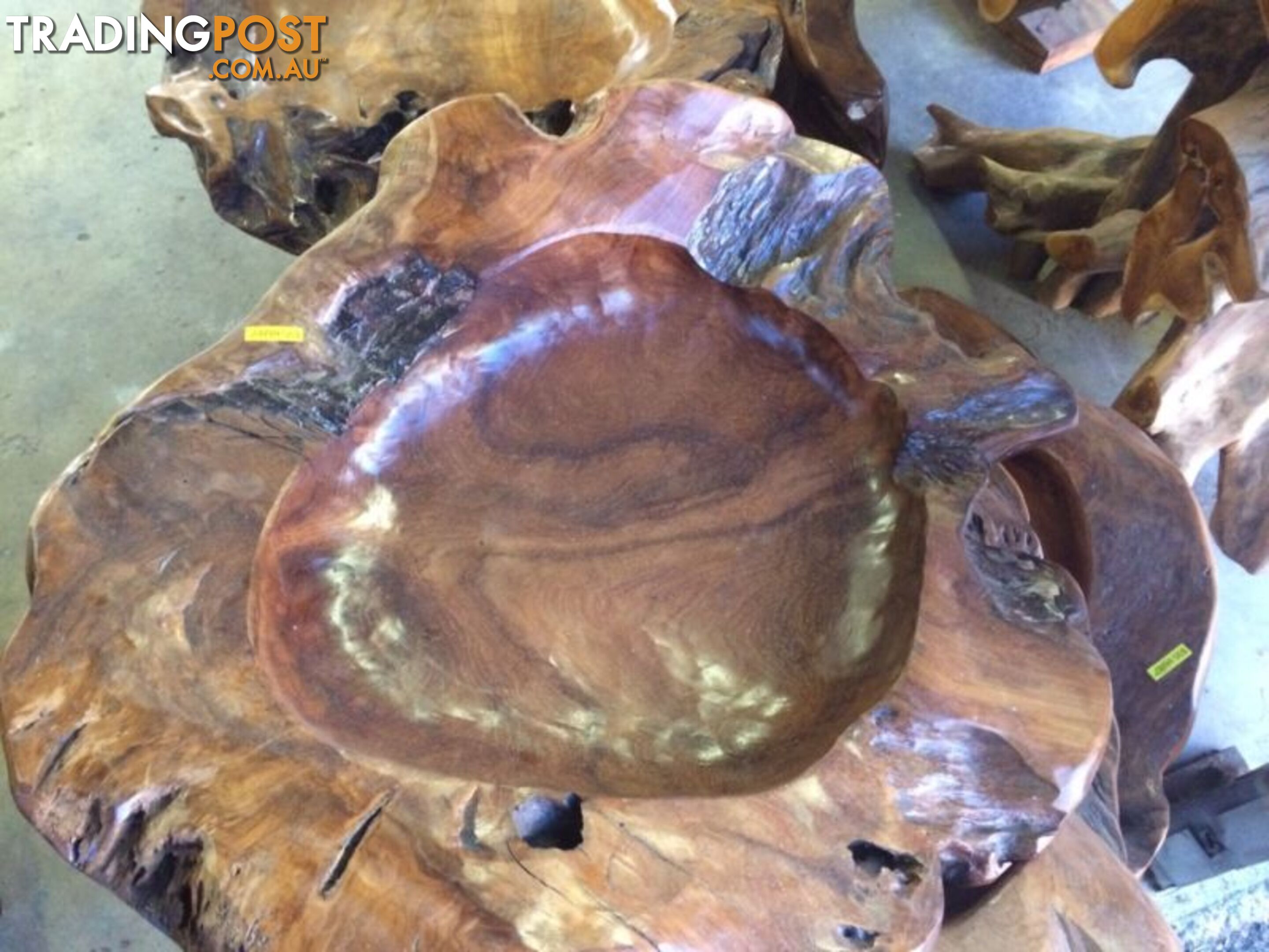 TEAK BOWL 60cm