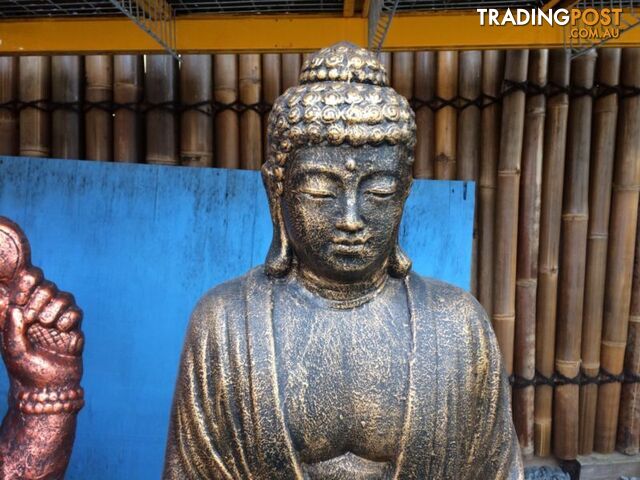 STATUE SITTING BUDDHA LOTUS 100cm