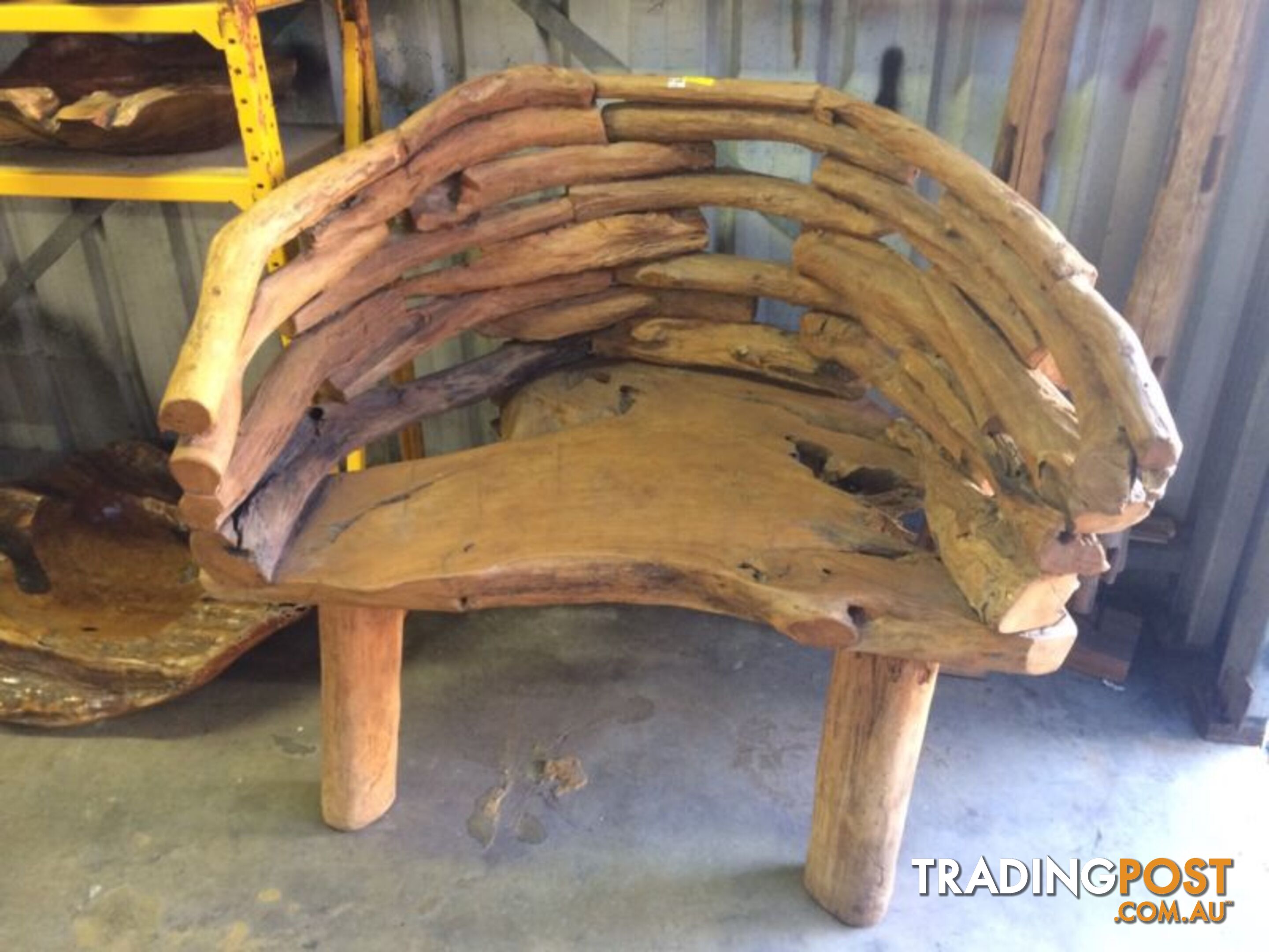 LARGE TEAK CHAIR