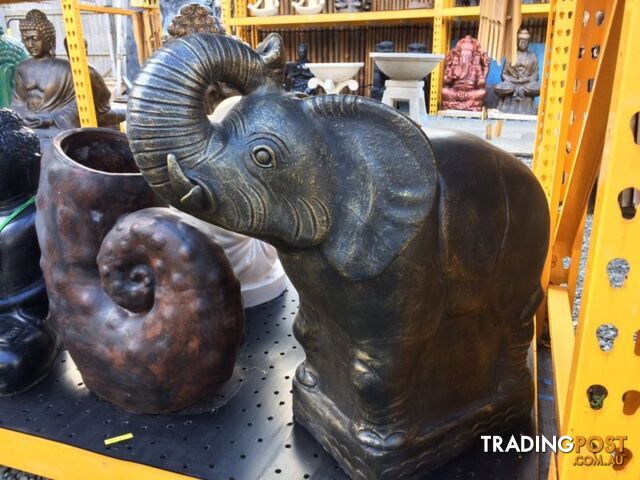 STATUE ELEPHANT STANDING ELEPHANT - photo 2 of 6