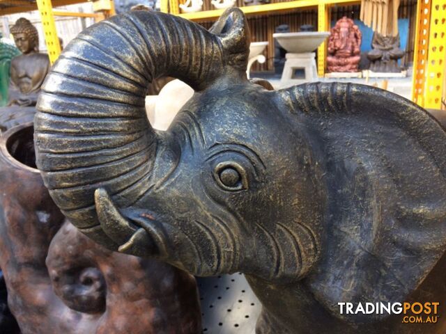 STATUE ELEPHANT STANDING ELEPHANT - photo 3 of 6