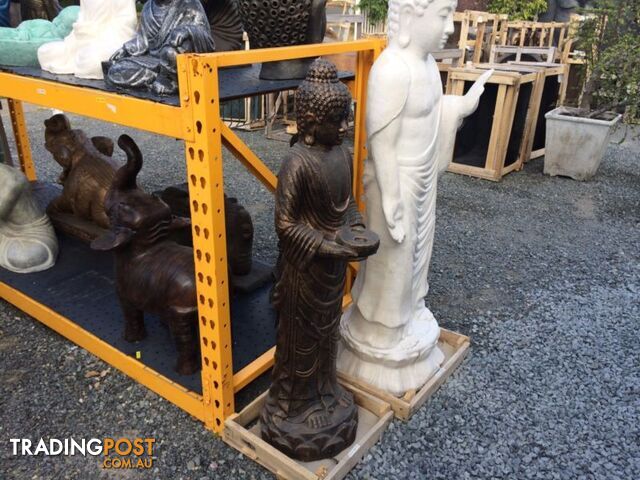 STATUE STANDING BUDDHA (WHITE)