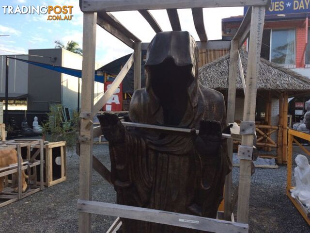 STATUE STANDING GRIM REAPER 200CM (COPPER)