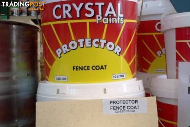 CLASSIC CREAM FENCE PAINT 3 X 10 LITRES MATT ACRYLIC