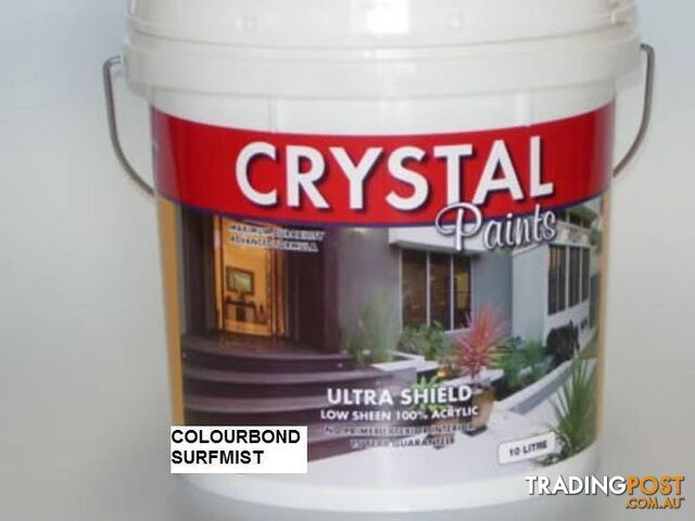 SLATE GREY COLOURBOND ACRYLIC PAINT 10 LT PREMIUM DELIEVRED - photo 4 of 9