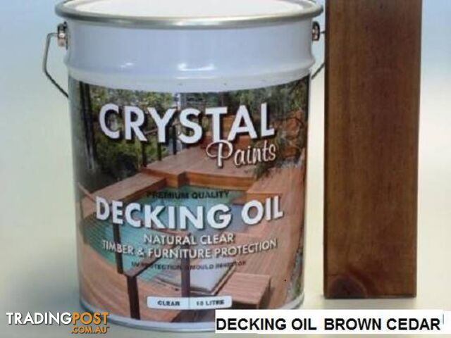 MERBAU DECKING OIL 2 X 10 LITRES PREMIUM GRADE AUSTRALIAN MADE - photo 3 of 8