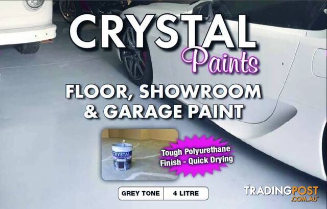 GARAGE CONCRETE FLOOR PAINT 10 LITRES GREY TONE COLOUR - photo 5 of 8