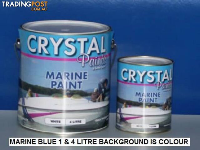 MARINE PAINT 2 X 4 LITRES CANS 1 PAC YOUR COLOUR CHOICE - photo 3 of 9