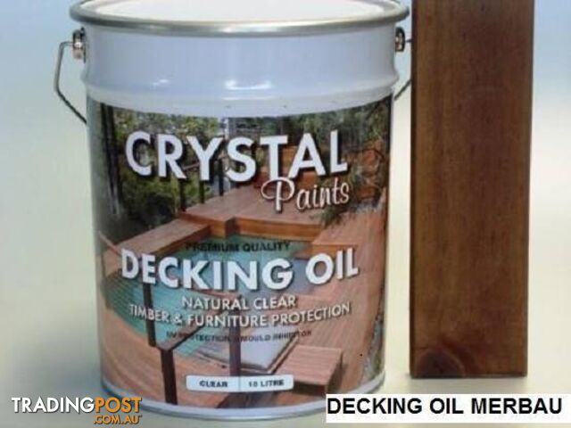 DECKING OIL 10 X 10 LITRE PREMIUM NATURAL AUSTRALIAN MADE - photo 5 of 9