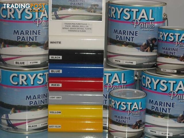 MARINE PAINT 4 X 1 LITRES CANS 1 PAC YOU CAN CHOOSE COLOURS