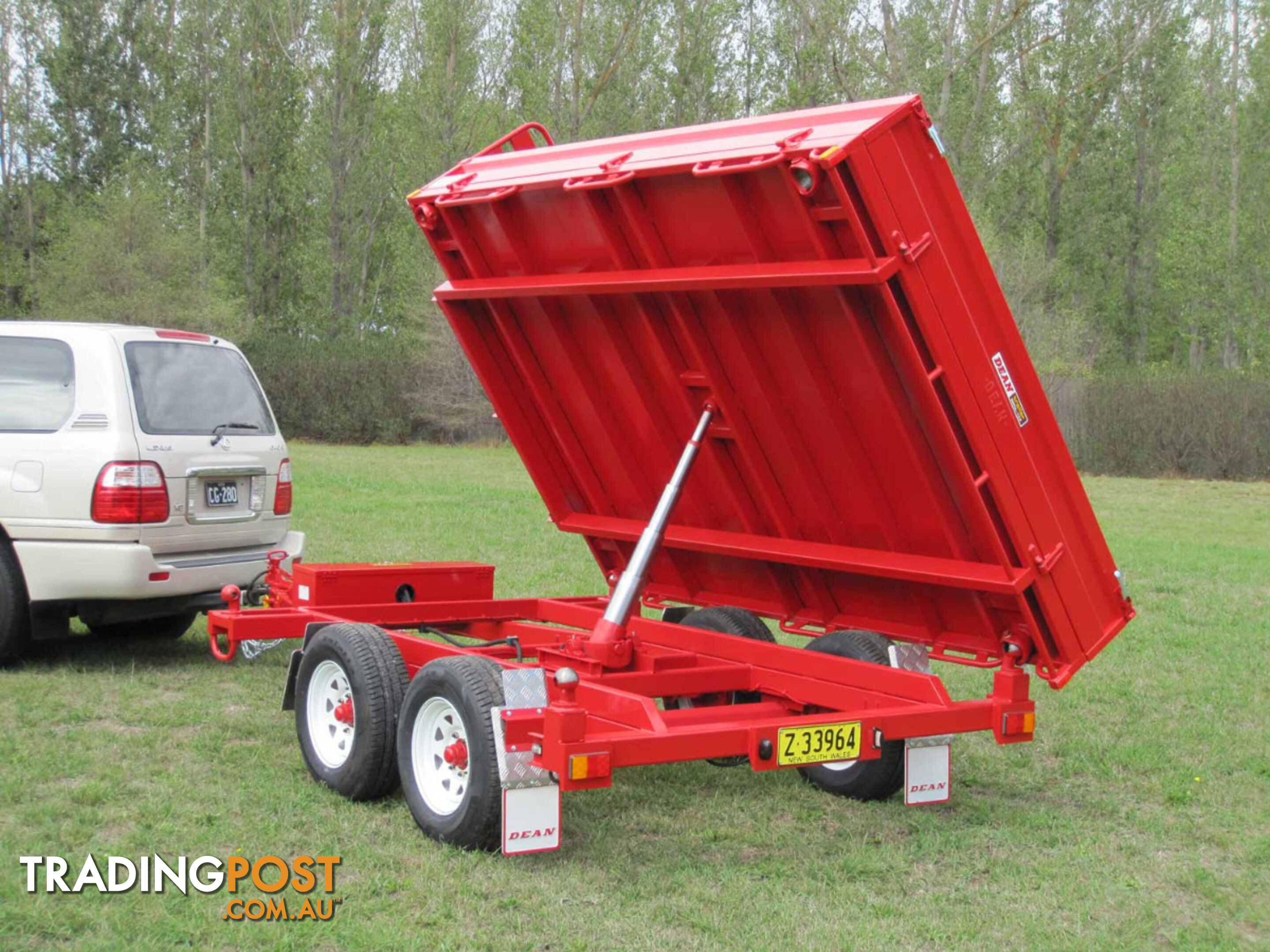 No.07 Tandem Axle Hydraulic 3Way Tipping Utility Trailer