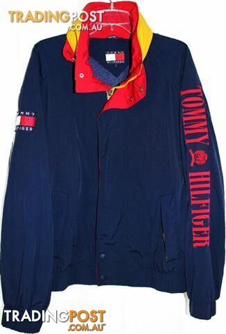 Very Rare Tommy Hilfiger Vintage 1990's Sailing Colorway Jacket size XL Mint Condition