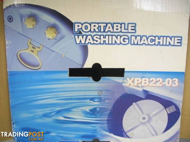 MOBILE WASHING MACHINE... 4KG. 240 VOLT SIZE 650 X 350 X 300 MM