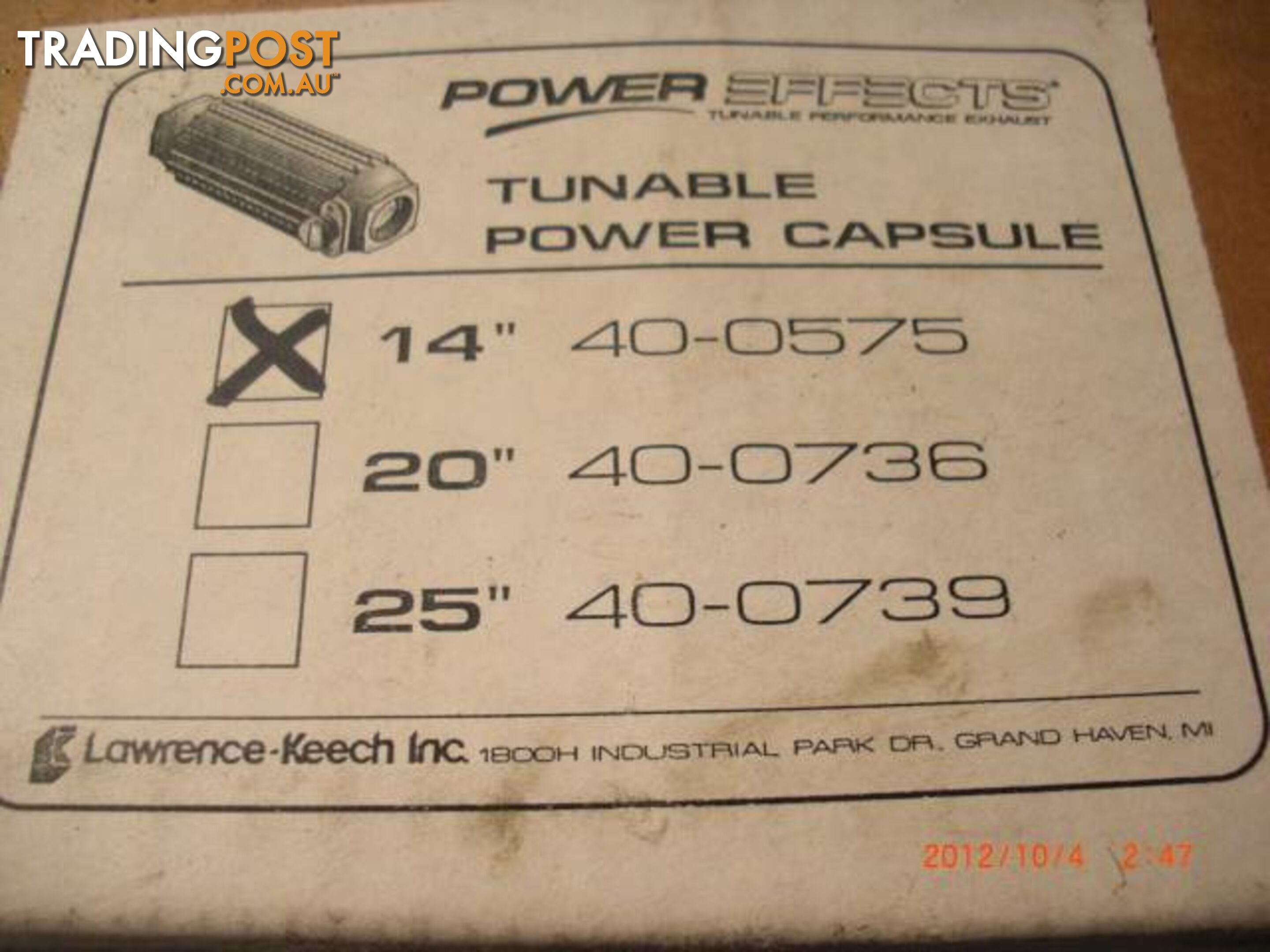 2X POWER EFFECTS TURNABLE POWER CAPSULE EXHAUSTS 3 INCH BORE