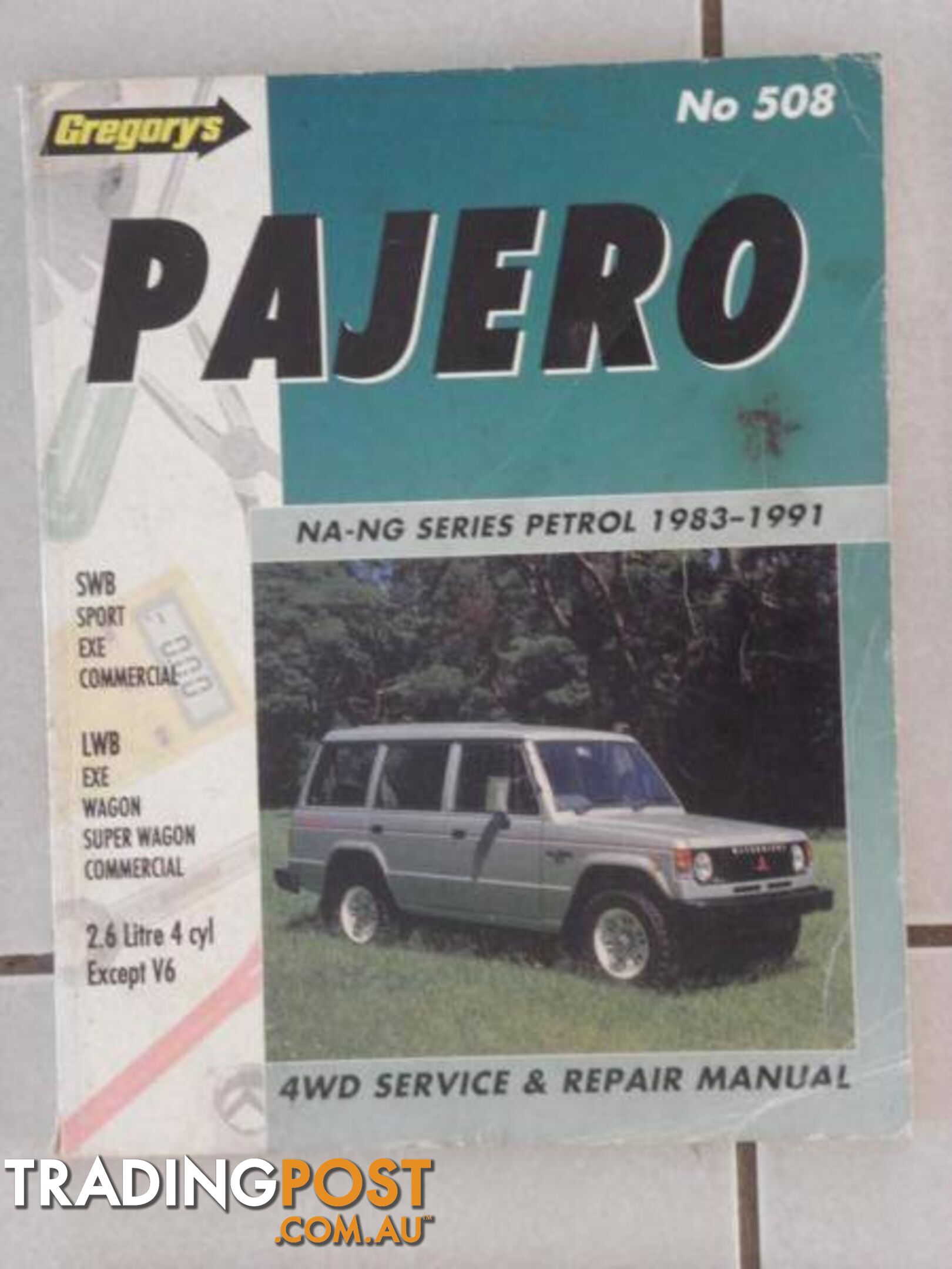 Gregory's Pajero 83 to 91 Service & Repair Manual