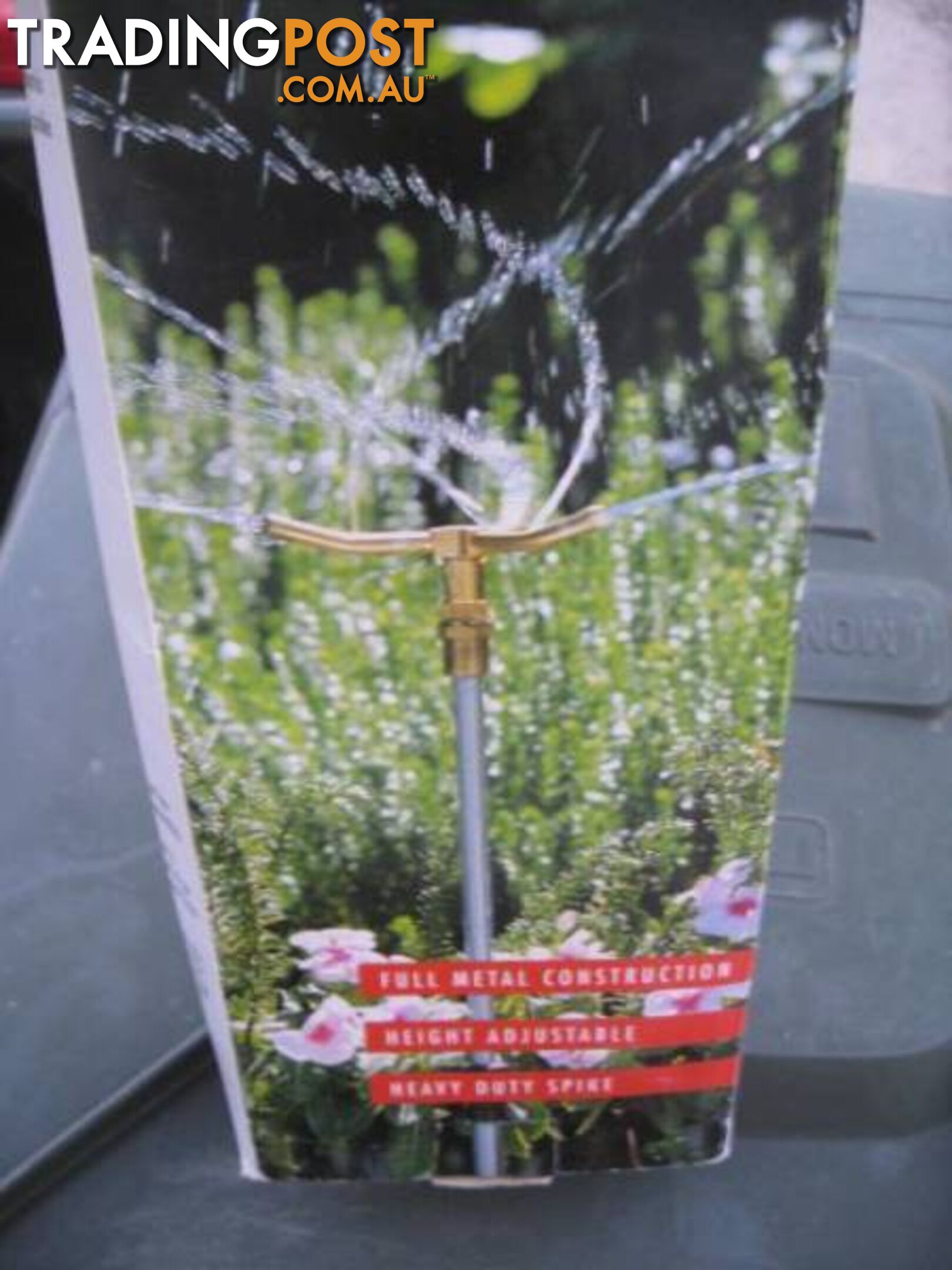 POPE HIGH RISE EXTENDABLE BRASS 3 ARM SPRINKLER NEW IN BOX