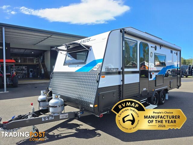 2026 NEWLANDS TOURISTER MK2 CARAVAN 650 FAM 3 BUNK
