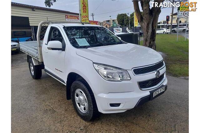 2016 HOLDEN COLORADO LS RG CAB CHASSIS