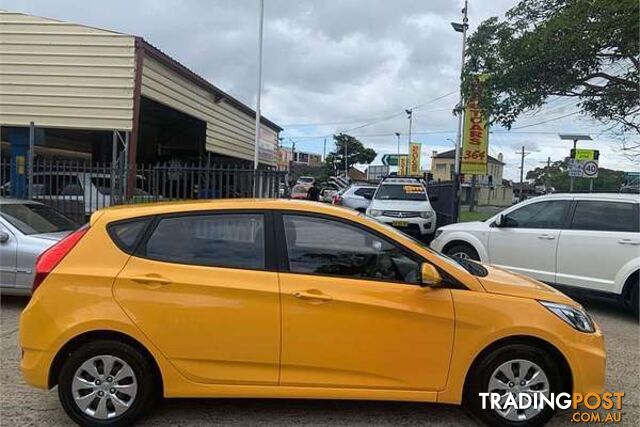 2015 HYUNDAI ACCENT ACTIVE RB3 HATCHBACK