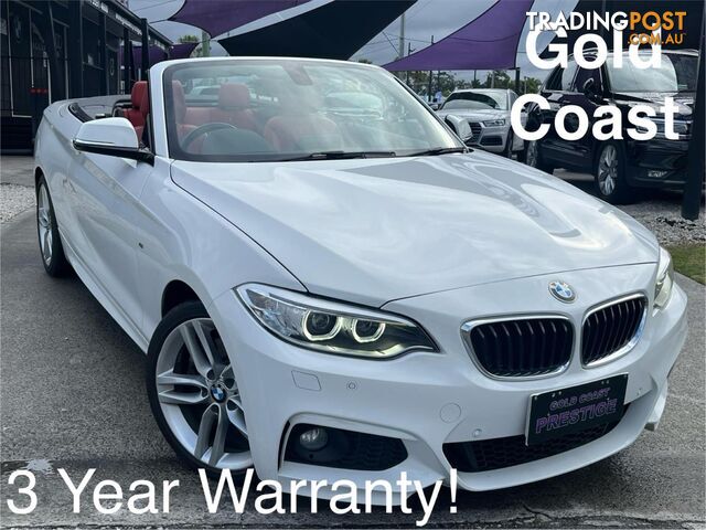 2016 BMW 2 228IMSPORT F232017 CONVERTIBLE