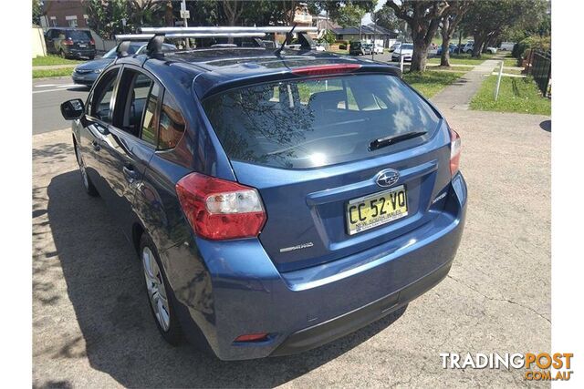 2012 SUBARU IMPREZA 2.0I G4 HATCHBACK